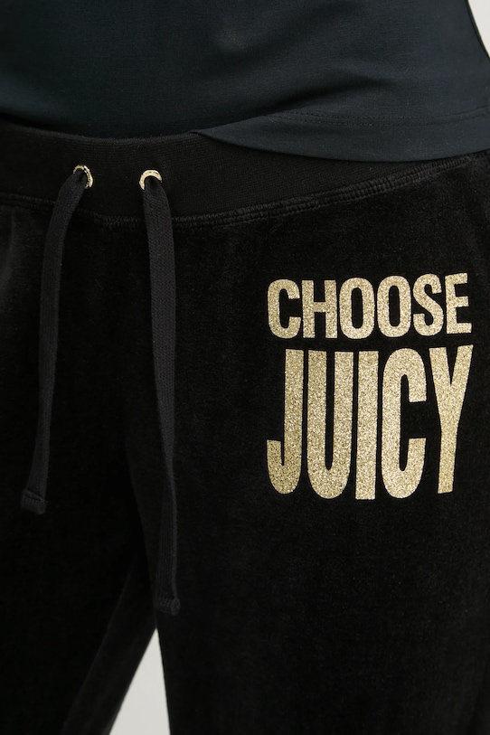 Donji dio trenirke Juicy Couture crna JCGBJ125002