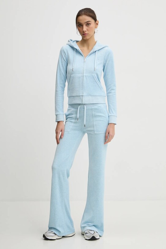 Juicy Couture pantaloni de trening JCSEBJ001 albastru SS25