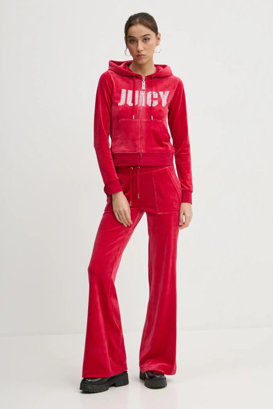 Juicy Couture pantaloni della tuta JCSEBJ001 rosso SS25