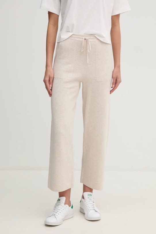 Спортивные штаны OUI трикотаж бежевый 85753