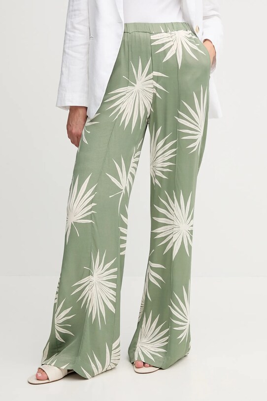 OUI pantaloni drept verde 92813