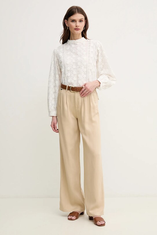 Pepe Jeans spodnie GOA PL211834 beżowy SS25