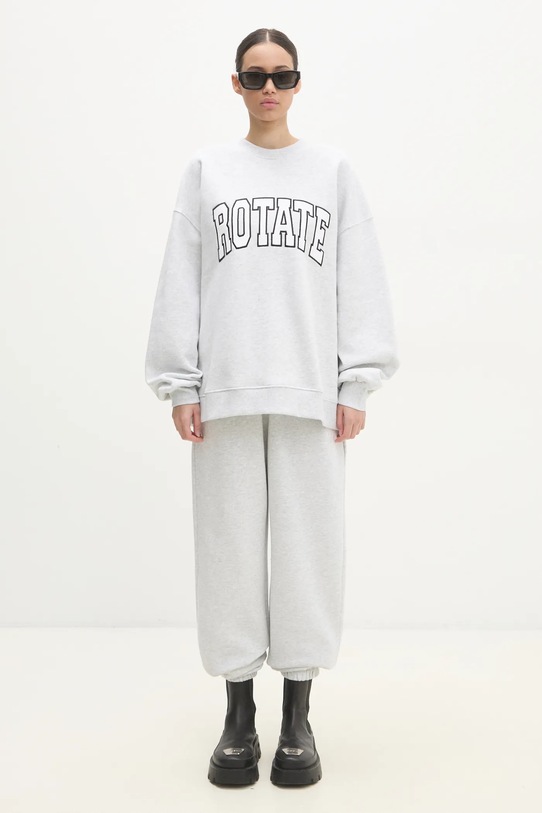 Bavlněné tepláky Rotate 1134281473 šedá