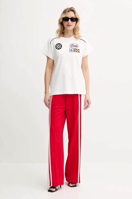 Pinko pantaloni tuta 105272.A2MD rosso SS25