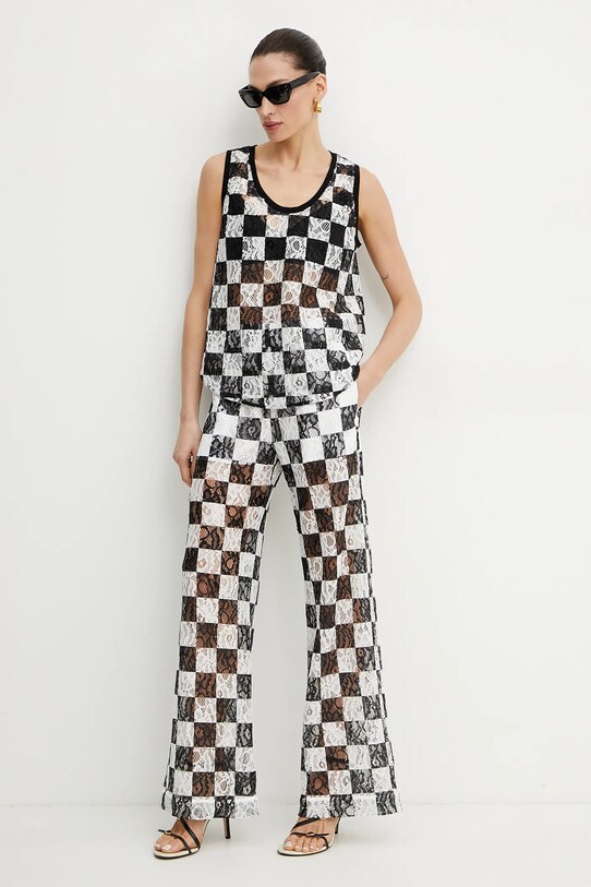 Pinko spodnie 105304.A2MF czarny SS25