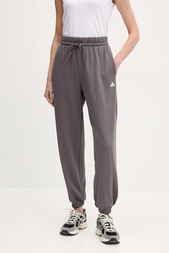 adidas pantaloni de trening Essentials tricotaj violet JC5693