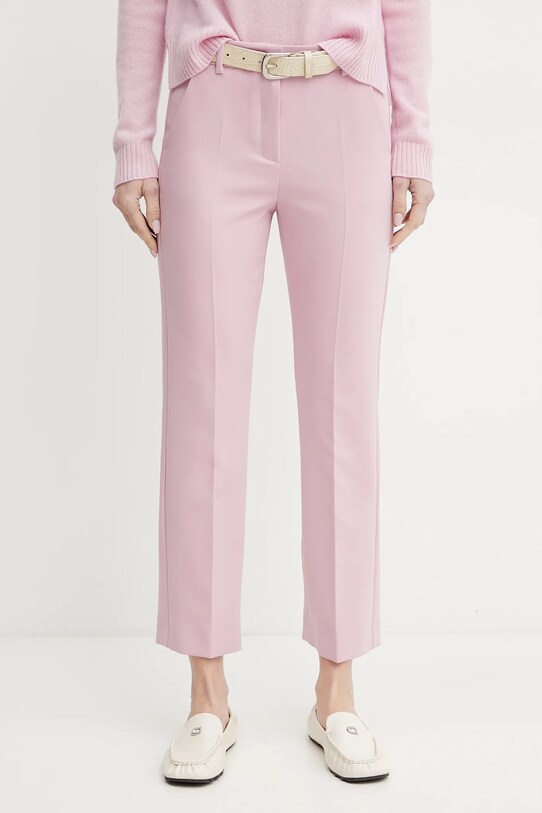 Weekend Max Mara pantaloni alta rosa 2515131031600