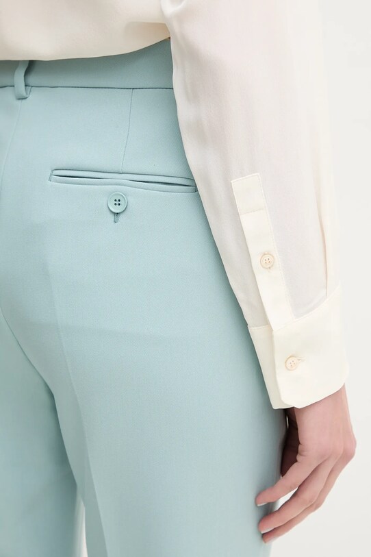 Kalhoty Weekend Max Mara tyrkysová 2515131031600