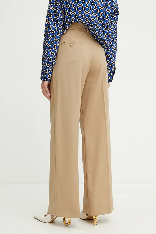 Odzież Weekend Max Mara spodnie wełniane 2515131041600 zielony