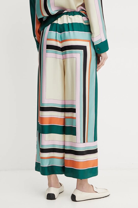 Ρούχα Μεταξωτό παντελόνι Weekend Max Mara 2515131051600 πολύχρωμο