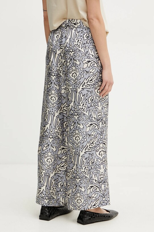 Odzież Weekend Max Mara spodnie jedwabne 2515131091600 niebieski