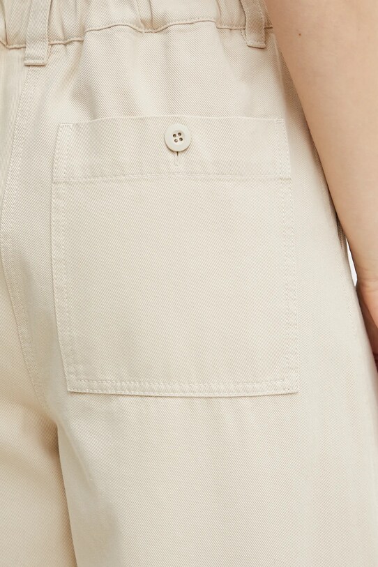 Weekend Max Mara pantaloni in cotone beige 2515131101600