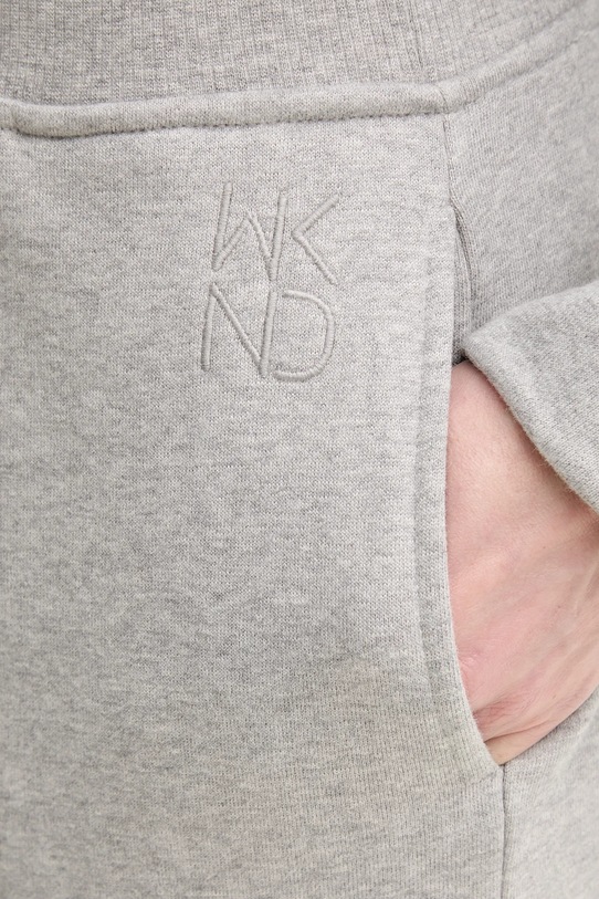 Weekend Max Mara pantaloni de trening din bumbac gri 2515781031600