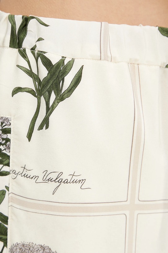 Hodvábne nohavice Weekend Max Mara béžová 2515131012600