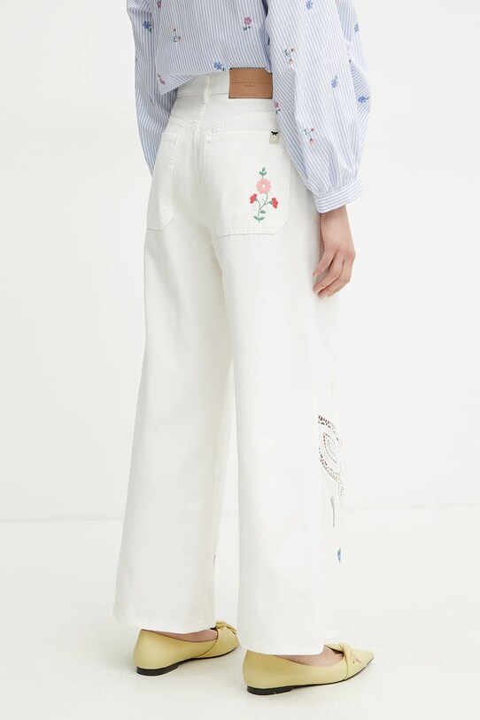 Одяг Бавовняні штани Weekend Max Mara 2515131022600 бежевий