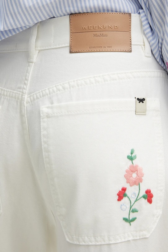 Pamučne hlače Weekend Max Mara bež 2515131022600