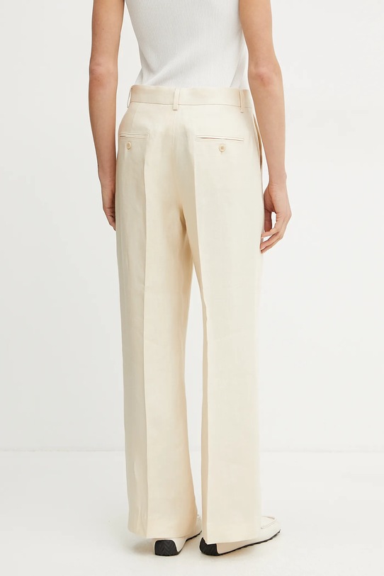 Oblečení Lněné kalhoty Weekend Max Mara 2515131052600 béžová