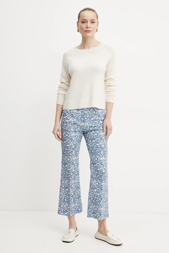 Nohavice Weekend Max Mara 2515131122600 modrá SS25