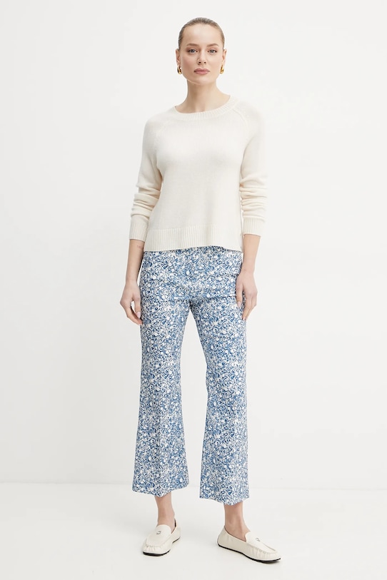 Nohavice Weekend Max Mara 2515131122600 modrá SS25