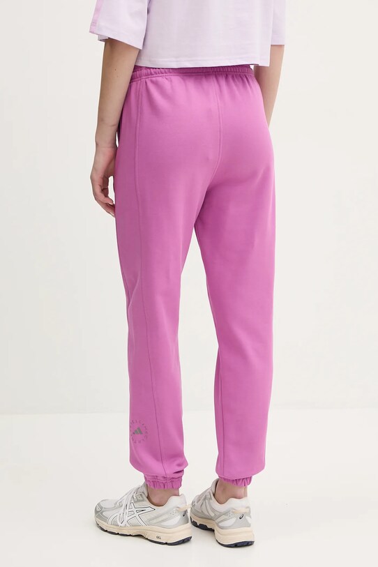 Одежда Хлопковые спортивные штаны adidas by Stella McCartney JD2709 фиолетовой