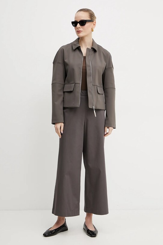 MM pantaloni de bumbac 2516131017600 maro SS25