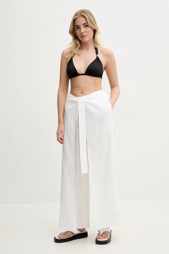 Vilebrequin pantaloni din in LAMISS LSSH3U00 bej SS25