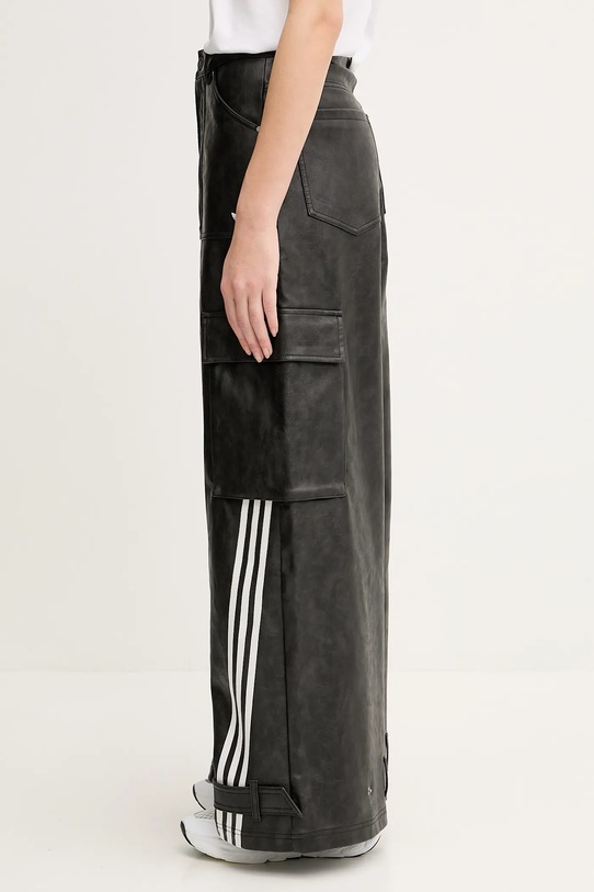 adidas Originals spodnie FAUX LTHR JX9226 czarny SS25