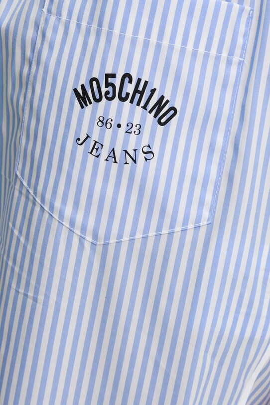 Moschino Jeans spodnie bawełniane 0328.3725 niebieski