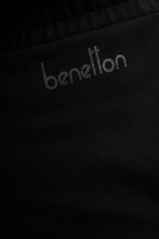 United Colors of Benetton pantaloni de trening din bumbac negru 3UNIDF01A