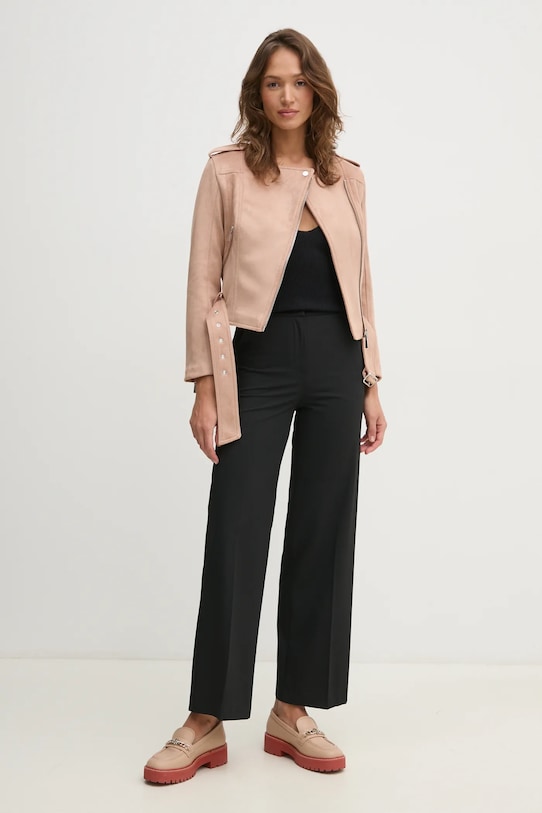 Hlače United Colors of Benetton 4R4CDF08H črna AW25