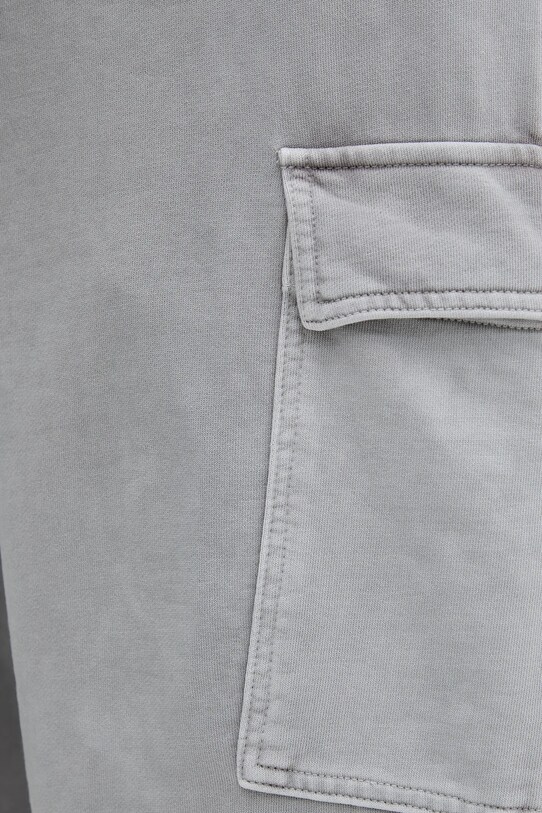 United Colors of Benetton pantaloni de trening din bumbac gri 39BLDF01B
