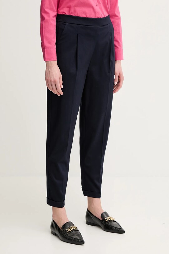 United Colors of Benetton spodnie z elastanem granatowy 40FADF092