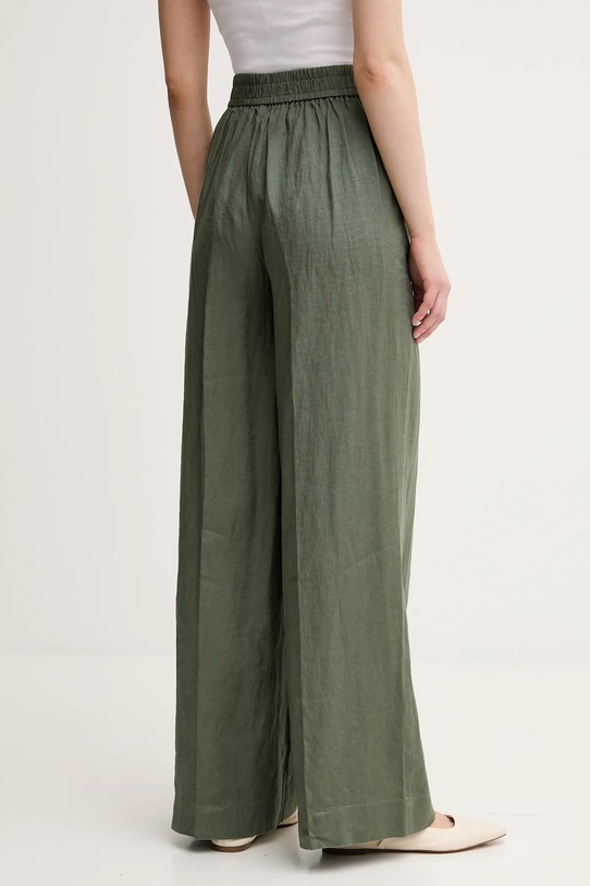 Odjeća Lanene hlače United Colors of Benetton 4AGHDF08K zelena