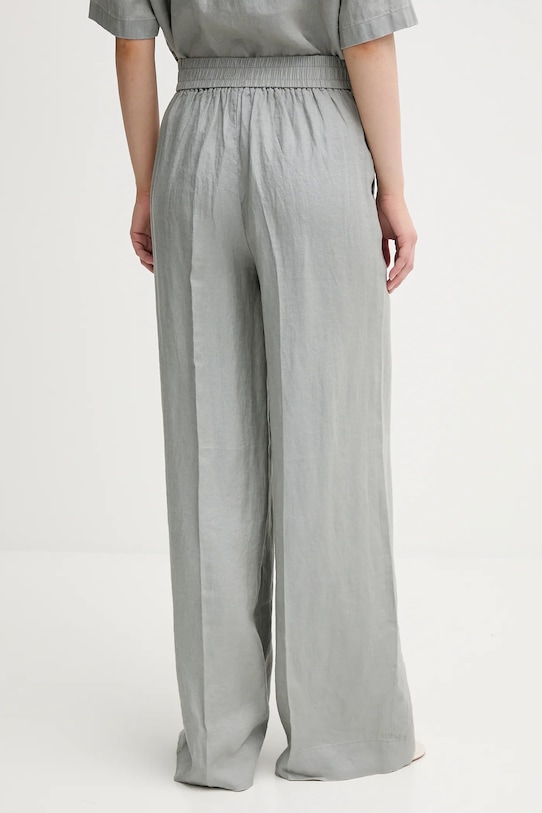 Îmbrăcăminte United Colors of Benetton pantaloni din in 4AGHDF08K gri