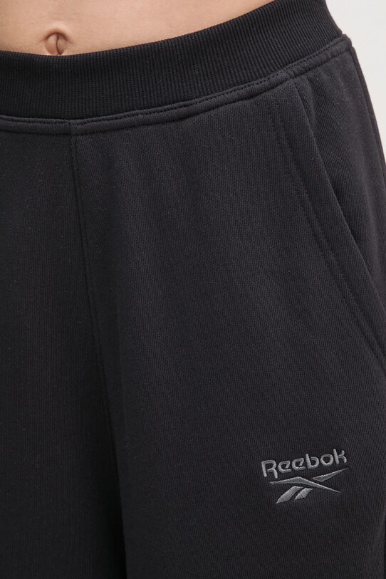 Бавовняні спортивні штани Reebok Classic чорний 100214071
