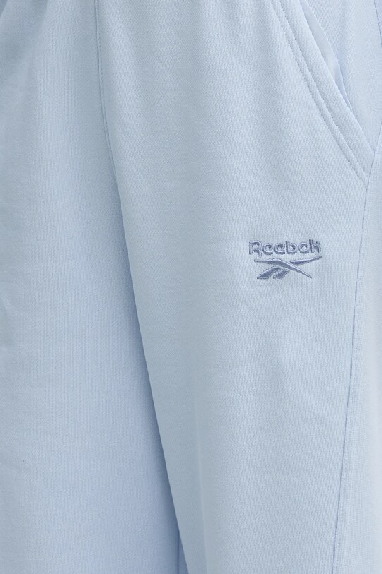 Бавовняні спортивні штани Reebok Classic блакитний 100221444