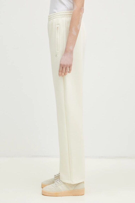 adidas Originals spodnie dresowe bawełniane Os Sweatpant JJ0943 beżowy SS25