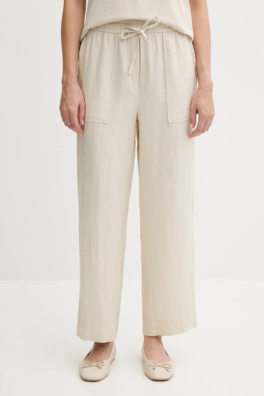 United Colors of Benetton pantaloni din in drept bej 4AGHDF08J