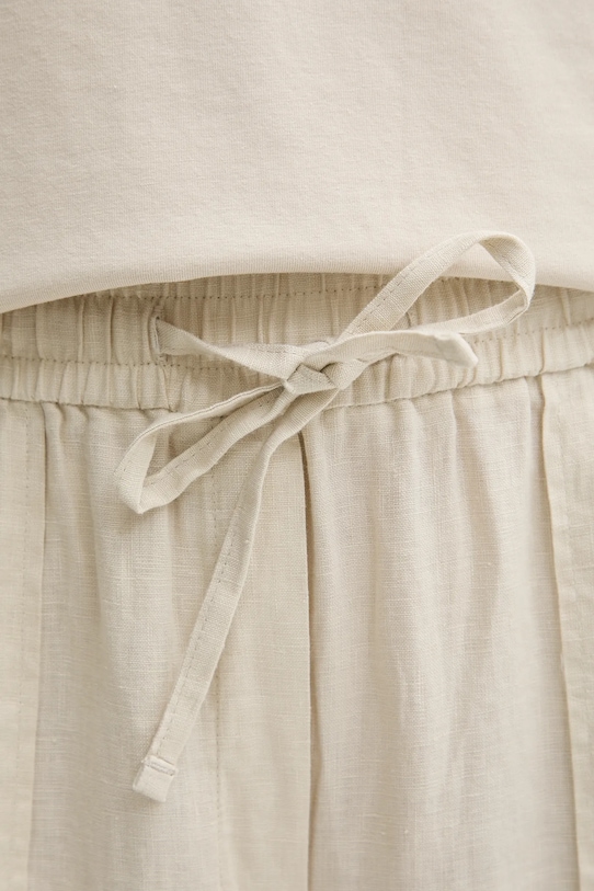 United Colors of Benetton pantaloni din in bej 4AGHDF08J