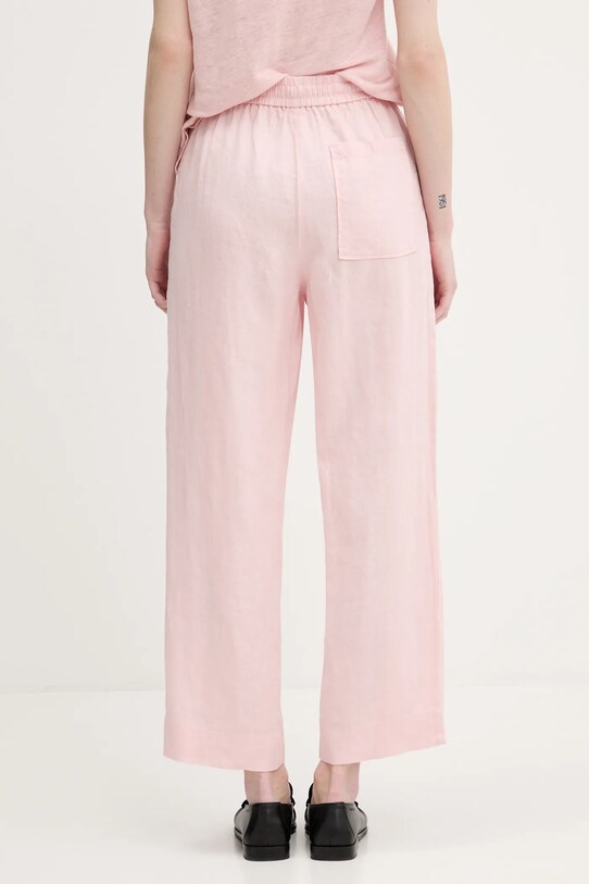Одежда Льняные брюки United Colors of Benetton 4AGHDF08J розовый