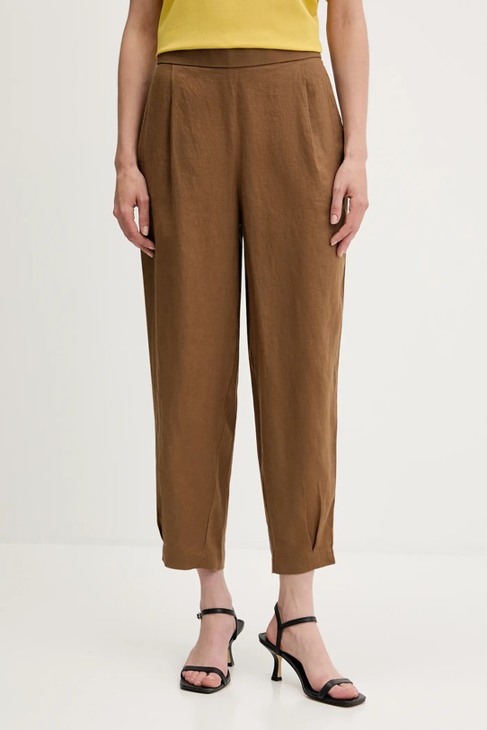 United Colors of Benetton pantaloni din in drept verde 4AGHDF08L