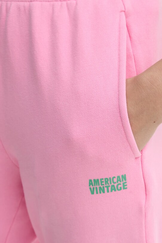 American Vintage melegítőnadrág rózsaszín IZU05BE25