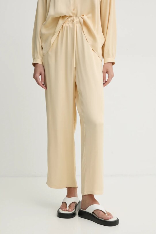 Брюки American Vintage ткань бежевый UNY10BE25