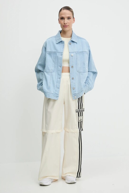 adidas Originals spodnie dresowe Woven Trackpant JD0087 beżowy SS25