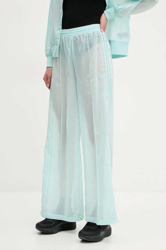 Παντελόνι adidas Originals Adicolor απλικέ τιρκουάζ JN6126