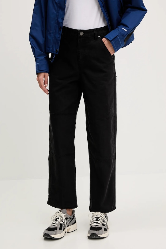 Bavlnené nohavice The North Face Cedar Canvas Work bavlna čierna NF0A8B9DJK31