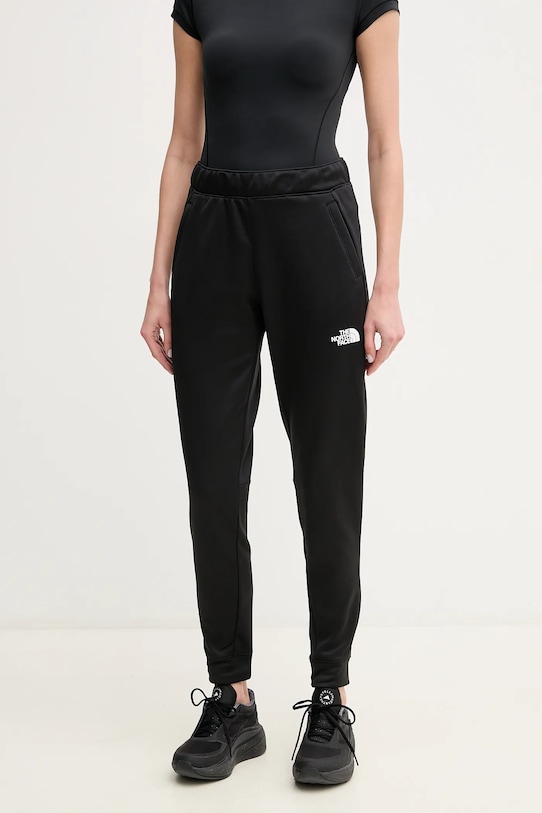 The North Face spodnie dresowe Reaxion dzianina czarny NF0A8CNSJK31