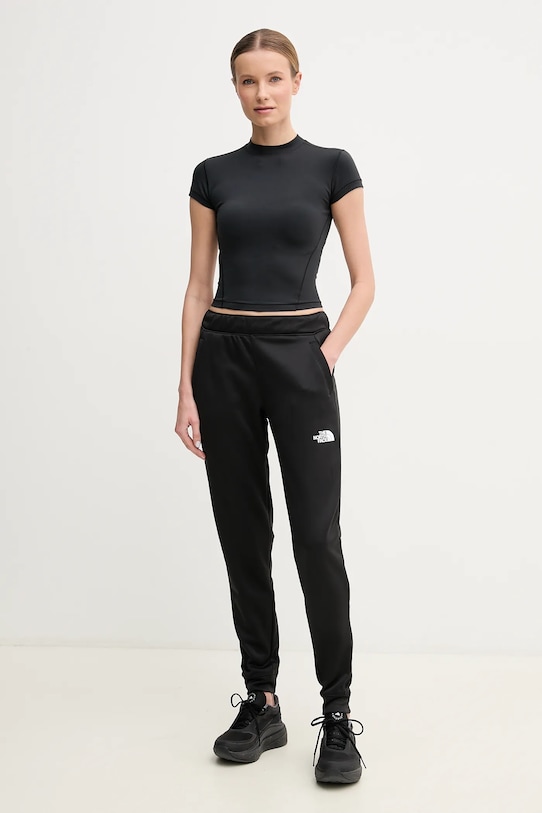 The North Face spodnie dresowe Reaxion NF0A8CNSJK31 czarny SS25