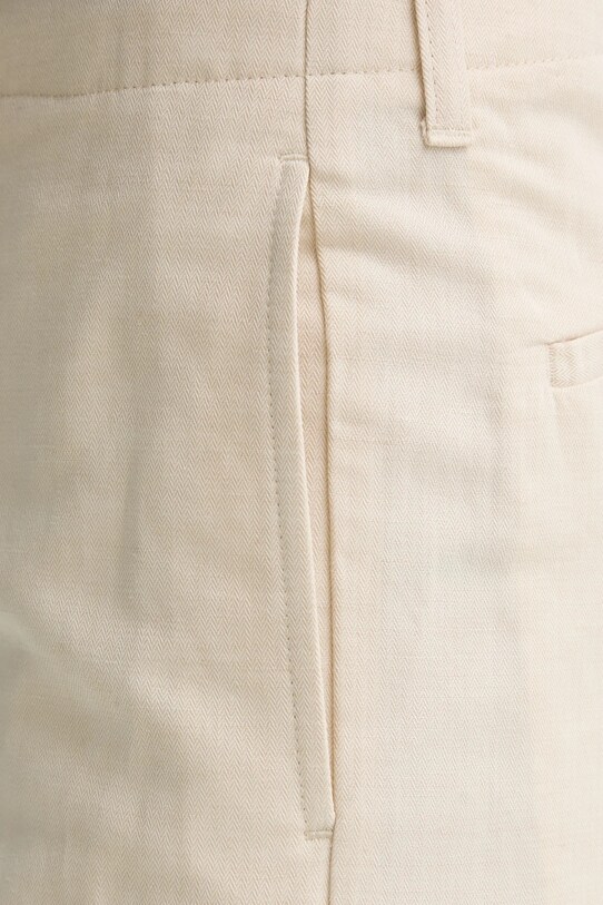 Filippa K pantaloni in lino beige 31110.FK