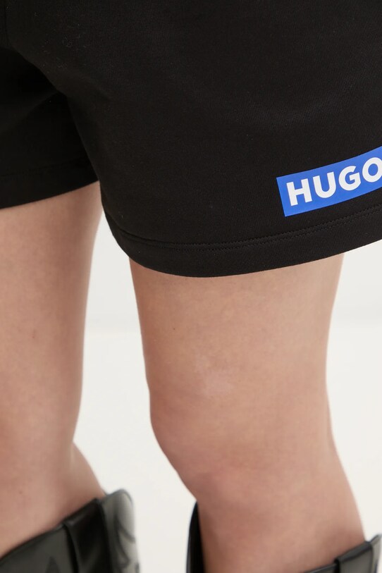 Βαμβακερό σορτσάκι Hugo Blue 50541122 μαύρο